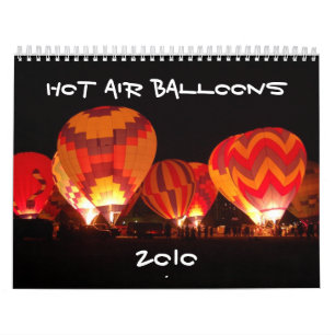 Calendário Balões de ar quente, 2009