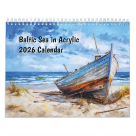 Calendário Baltic Sea in Acrylic – 2026 Calendar