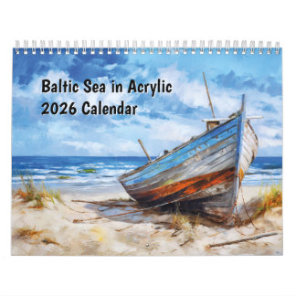 Calendário Baltic Sea in Acrylic – 2026 Calendar