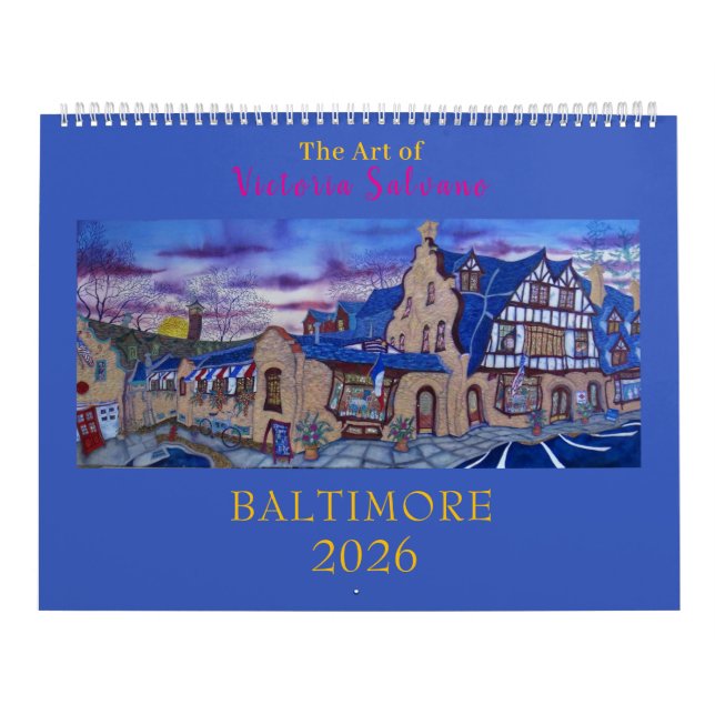 Calendário Baltimore 2026 (Capa)