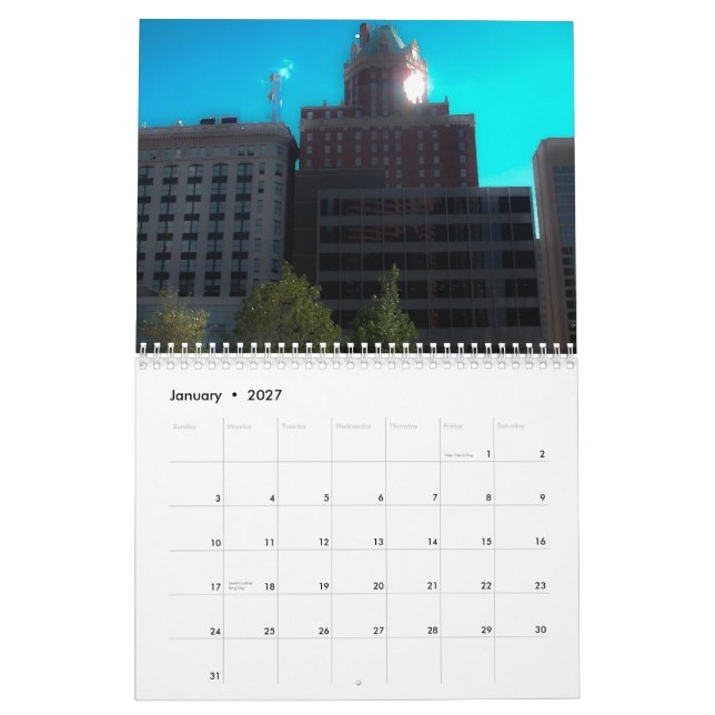 Calendário Baltimore! Todo o ano! (Jan 2027)