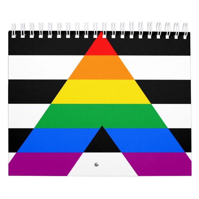 Calendário Bandeira Aliada LGBTQ+ (Capa)