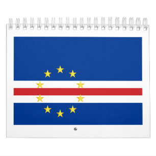Calendário Bandeira De Cabo Verde