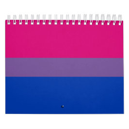 Calendário Bandeira do Orgulho Bissexual