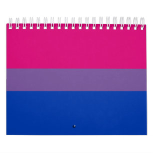 Calendário Bandeira do Orgulho Bissexual
