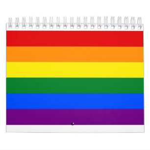 Calendário Bandeira do orgulho gay do arco-íris