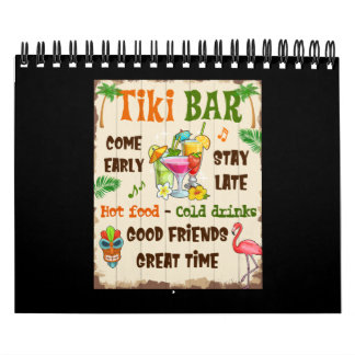 Calendário Bar Tiki