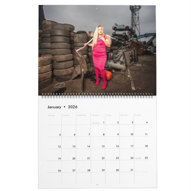 Calendário Barbara 2022 Calendar Scrapyard, por Evija Laivina (Jan 2026)