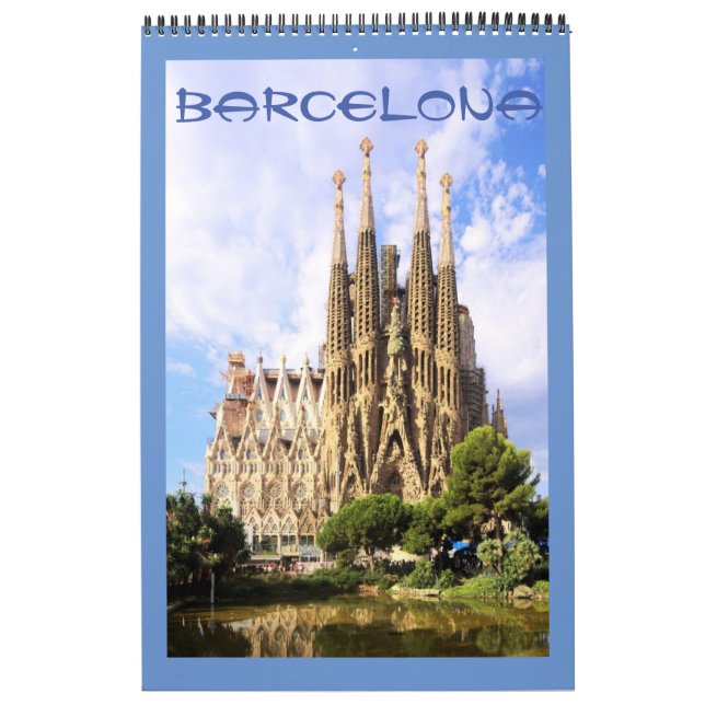 Calendário Barcelona - Espanha - (Capa)