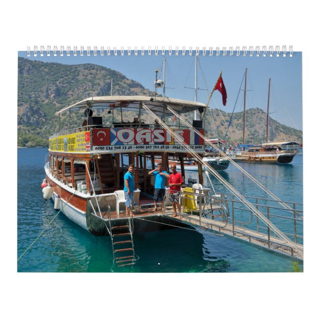 Calendário Barco "Oasis" em Fethiye (Capa)