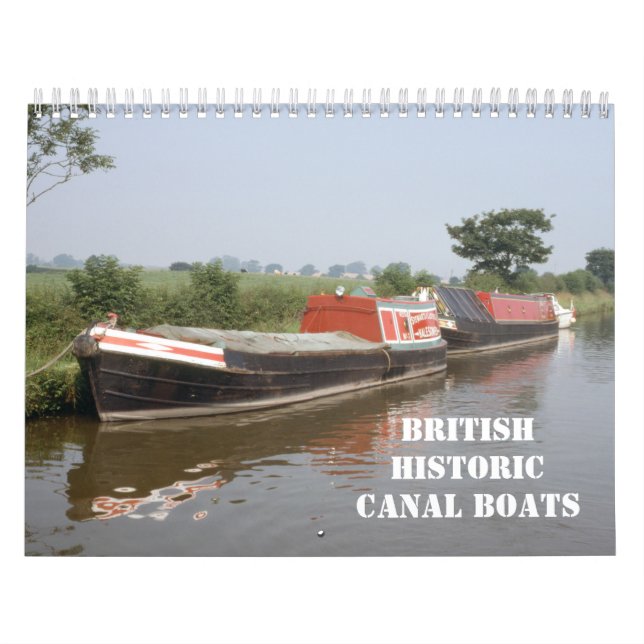 Calendário Barcos de canal britânicos históricos 2016 (Capa)