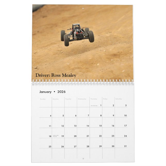 Calendário Bashing aterra Calenar 2013 (Jan 2026)