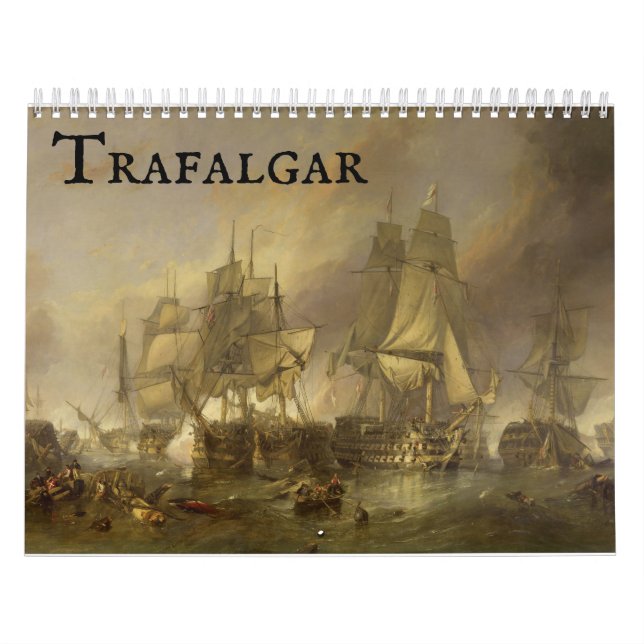 Calendário Batalha de Tralgar (Capa)