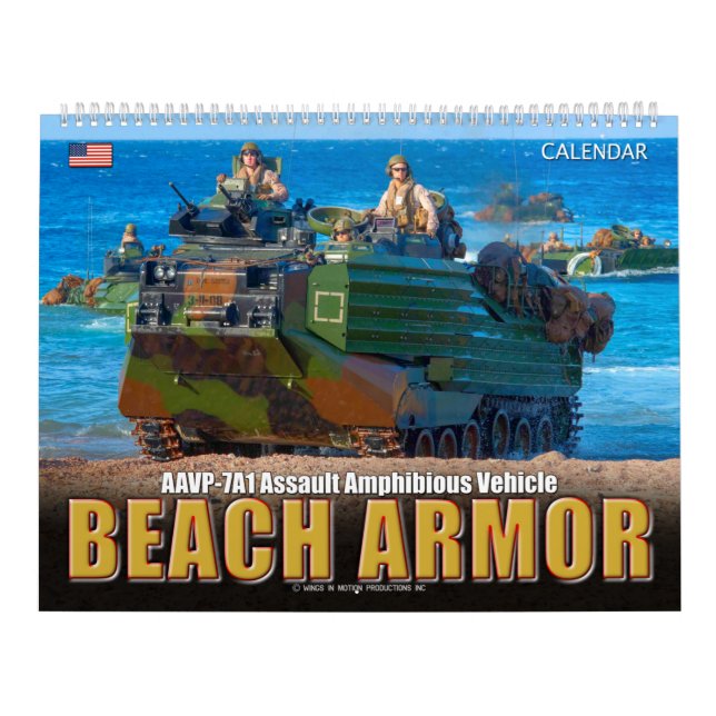 Calendário BEACH ARMOR - Veículo Anfíbio Contra Agressões (Capa)