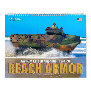 Calendário BEACH ARMOR - Veículo Anfíbio Contra Agressões