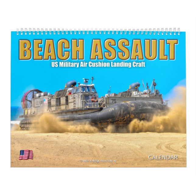 Calendário BEACH ASSAULT - Artesanato de embarque na almofada (Capa)