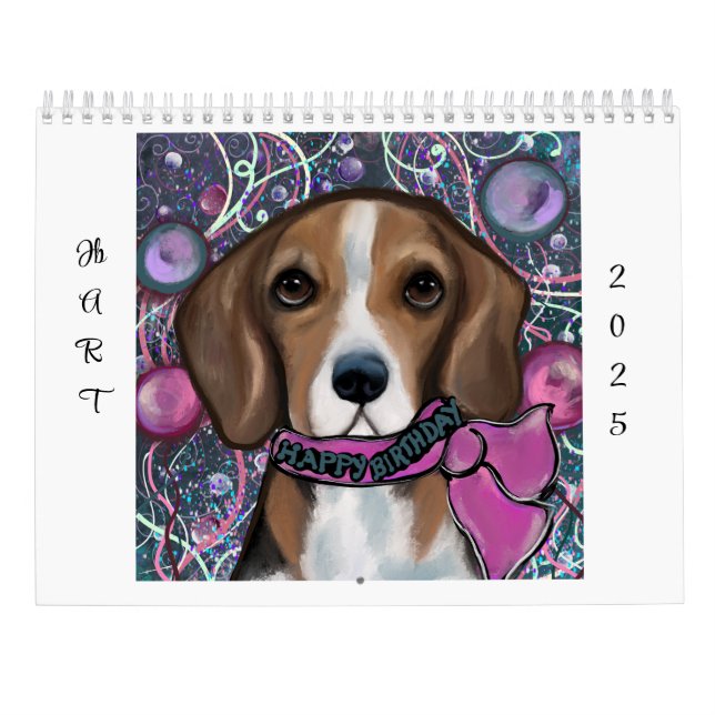 Calendário Beagle (Verso)