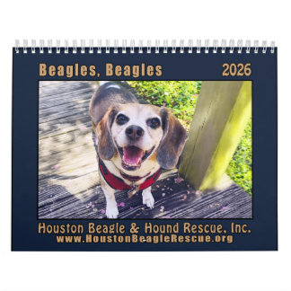 Calendário Beagles Beagles Wall calendar 2026
