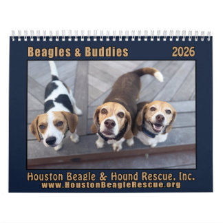 Calendário Beagles e Amigos 2026