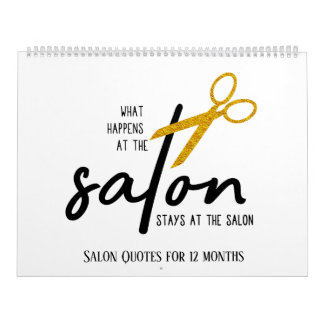 Calendário Beauon Salon Hairdresser Hairstylist 2