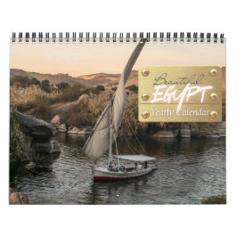 Calendário Beautiful Egypt Africa Calendar
