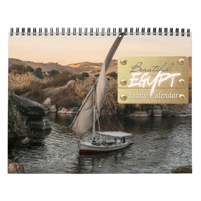 Calendário Beautiful Egypt Africa Calendar (Capa)