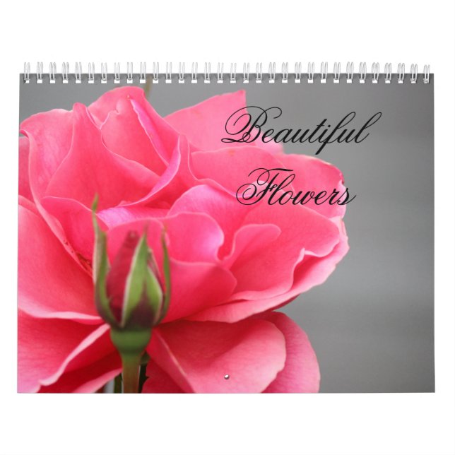 Calendário Beautiful Flowers (Capa)