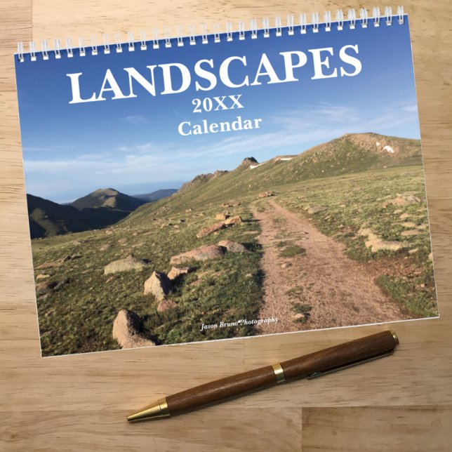 Calendário Beautiful Landscapes 20XX Photo Calendar (Criador carregado)