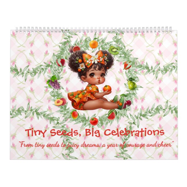 Calendário Bebê Fruta Meninas Caprichosas com Vest (Capa)