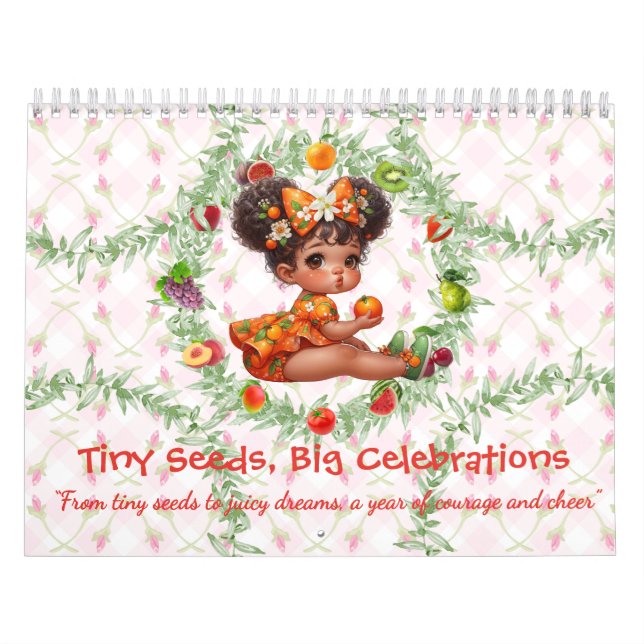 Calendário Bebê Fruta Meninas Caprichosas com Vest (Capa)