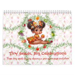 Calendário Bebê Fruta Meninas Caprichosas com Vest