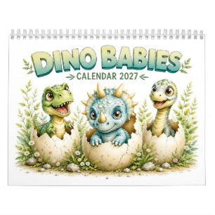 Calendário Bebês Dinossauros Fofos Eclodindo – Dinossauros 20