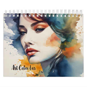 Calendário Bela exposição feminina a dupla exposição