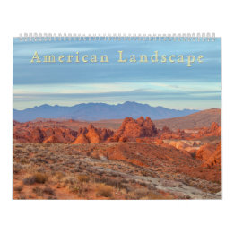 Calendário Bela Paisagem Americana