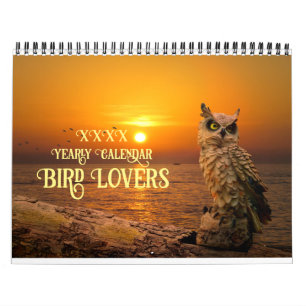 Calendário Belas Aves da Natureza Animais Aviários