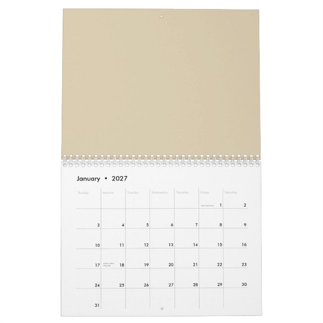 Calendário Beleza Botânica (Jan 2027)