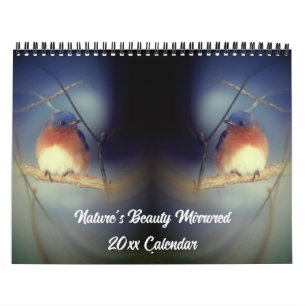 Calendário Beleza da Natureza Fotografia Espelhada