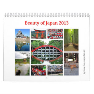 Calendário Beleza de Japão 2013