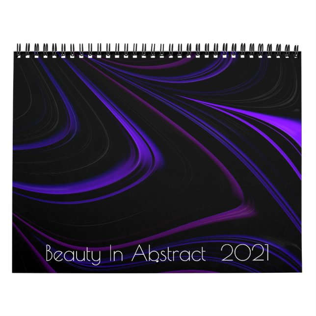 Calendário Beleza No Abstrato 2021 (Capa)