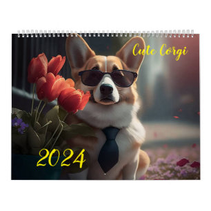 Calendário Belo Corgi. 2024