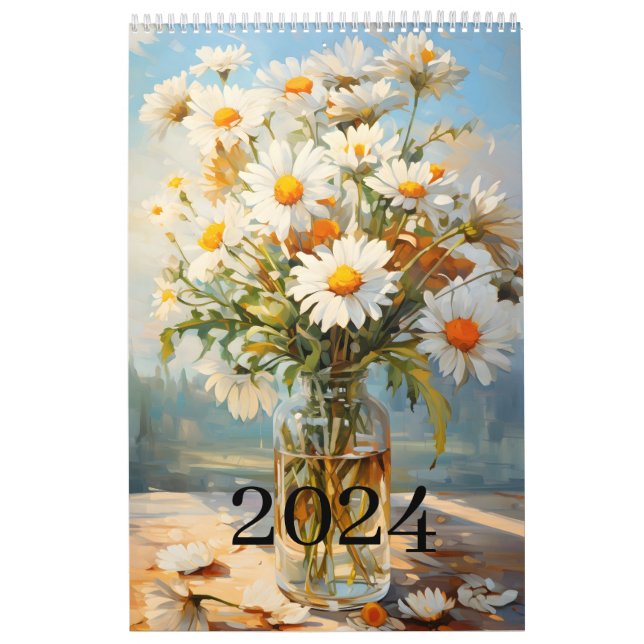 Calendário Belo Palendar de Flores de Nascimento (Capa)