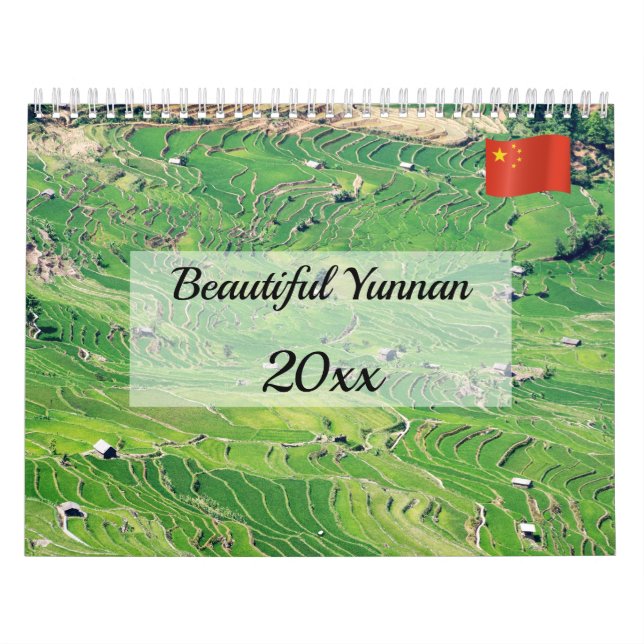 Calendário Belo Yunnan, China (Capa)