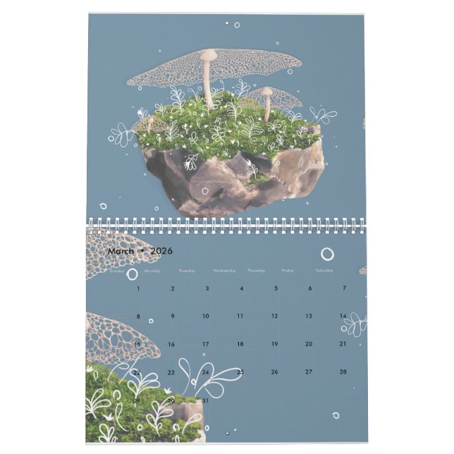 Calendário Ben Geiger Art 2019 Calendar (Mar 2026)