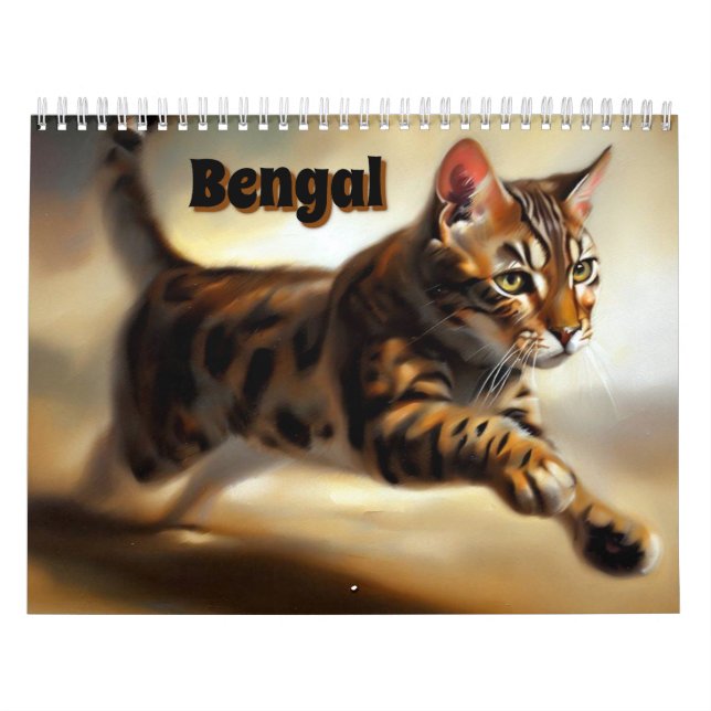 Calendário Bengala Cat (Capa)