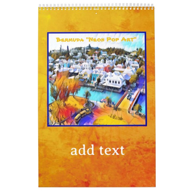 Calendário Bermuda Pop Art (Capa)
