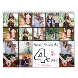 Calendário Best Friends Forever 2026 Calendar – Custom Photo