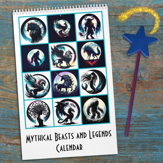 Calendário Besta Mística e Lendas (Criador carregado)