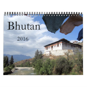 Calendário bhutan 2016