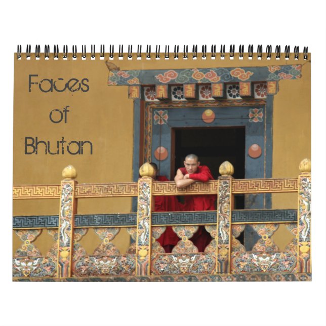 Calendário bhutan faces 2025 (Capa)
