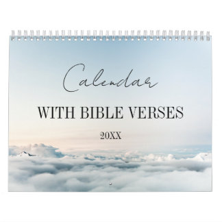 Calendário Bible verses Christian religious 